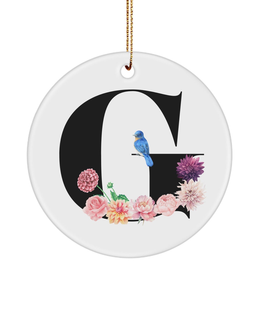 G Monogram Gift, Initial G, G Letter Gift, G Alphabet Gift, G Ornament, G