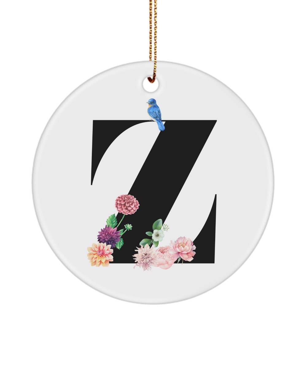 Z Monogram Gift, Initial Z, Z Letter Gift, Z Alphabet Gift, Z Ornament, Z, Gift for Her, Cute Gift