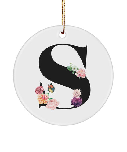 S Monogram Gift, Initial S, S Letter Gift, S Alphabet Gift, S Ornament, S, Gift for Her, Cute Gift