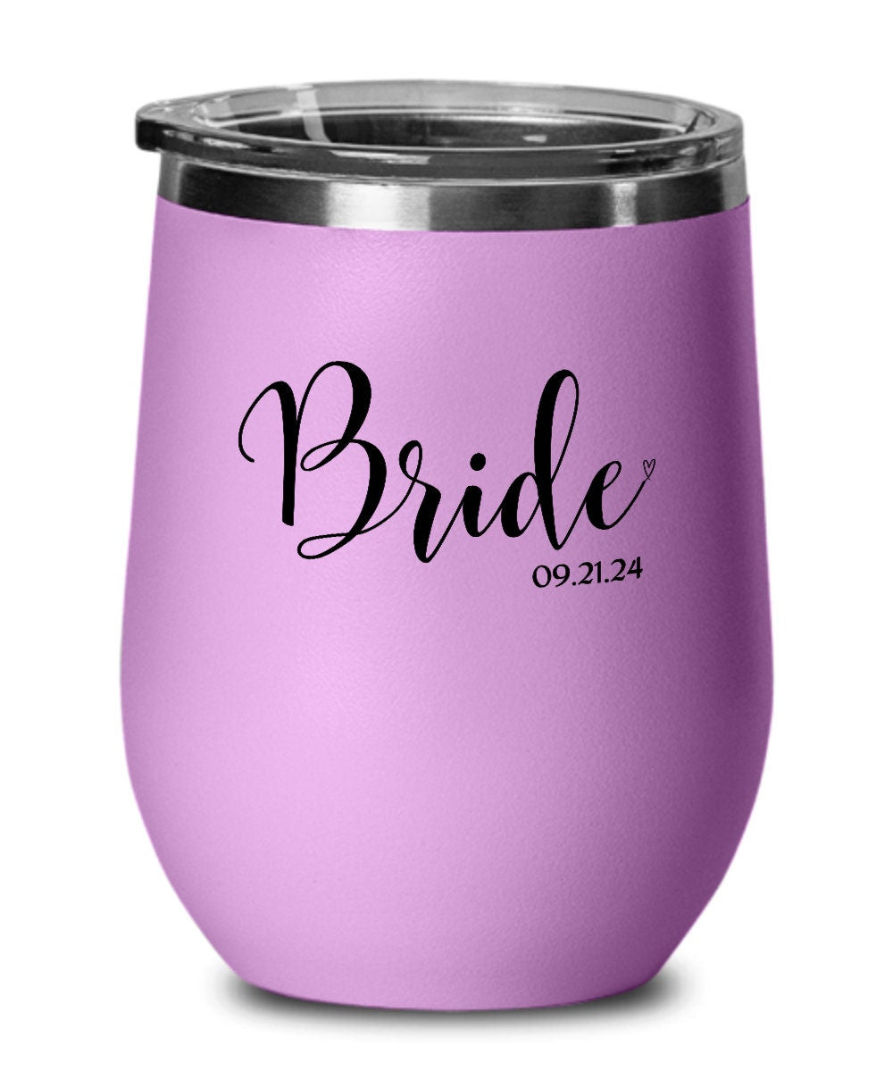 Bride Wine Mug, Customized Bride Gift, Hen Party Gift, Bride Gift, New Bride Gift Ideas