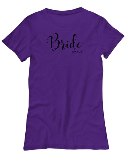 Bride T-Shirt, Customized Bride Shirt, Hen Party Shirt, Bride Gift, Personalized Bride Gift