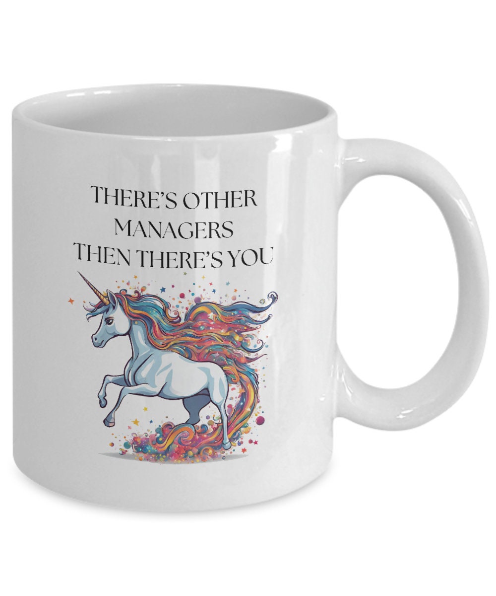 Gift For Manager Thank You Mug For Office Manager Gift Idea Unicorn Manager