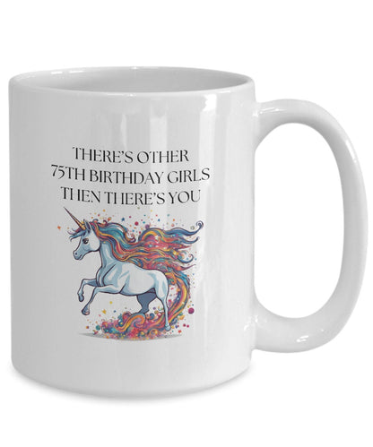 75th Birthday Mug, 75th Birthday Gift for Women, 75th Birthday Gift Ideas, Unicorn Mug