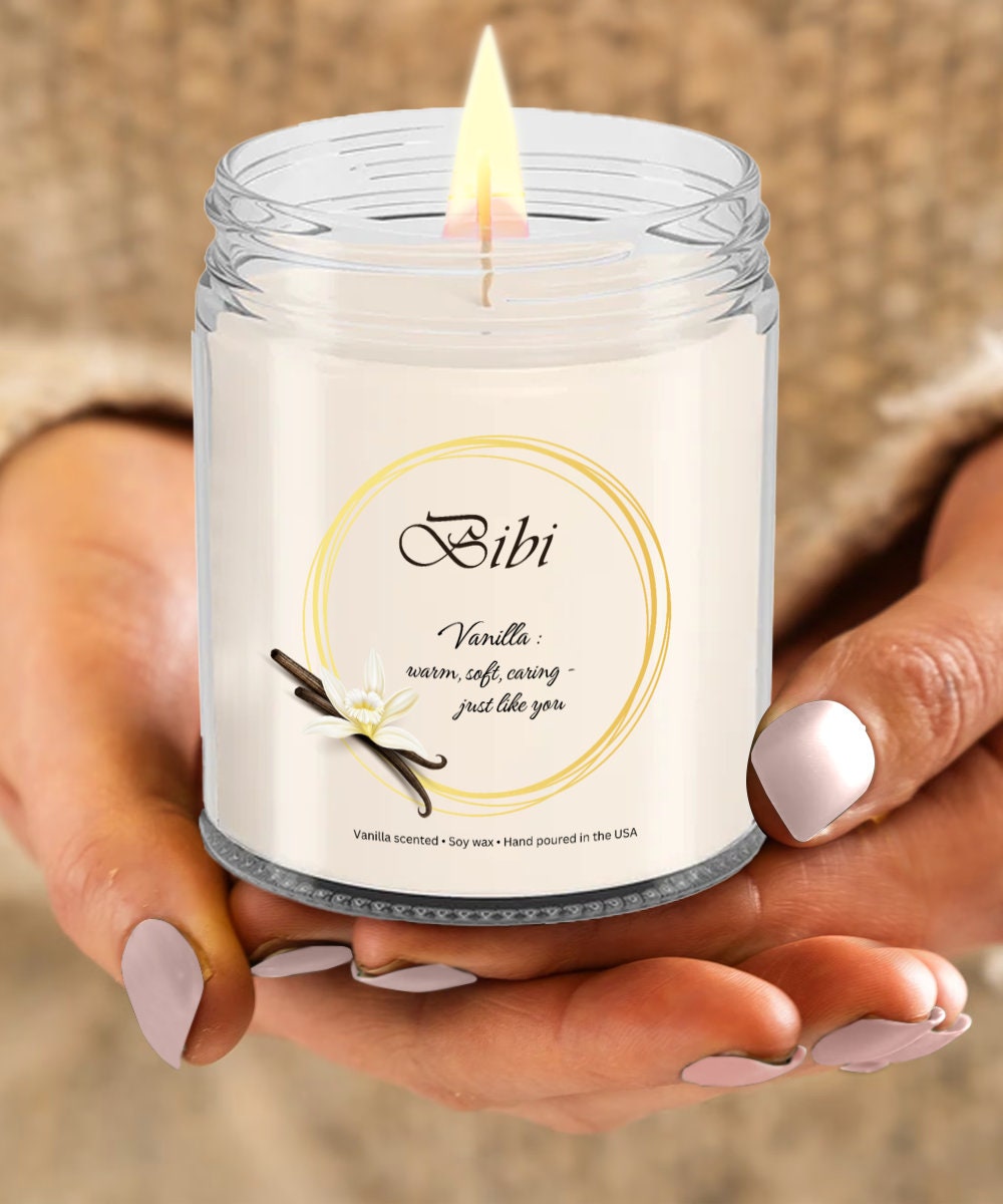 Bibi Gift, Bibi Candle, Gift For Bibi