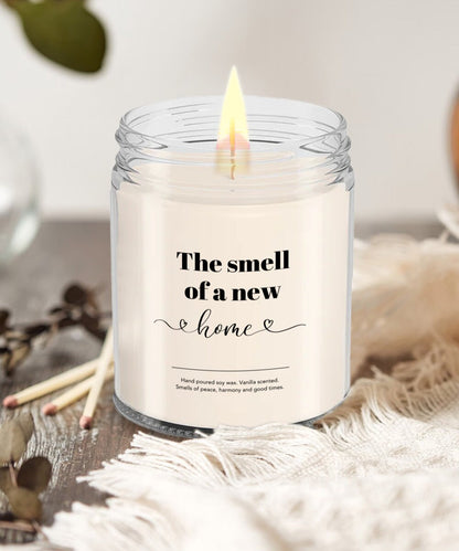 Housewarming Gift, New Home Candle Gift, Smell of a New Home Candle, Vanilla Candle House Gift