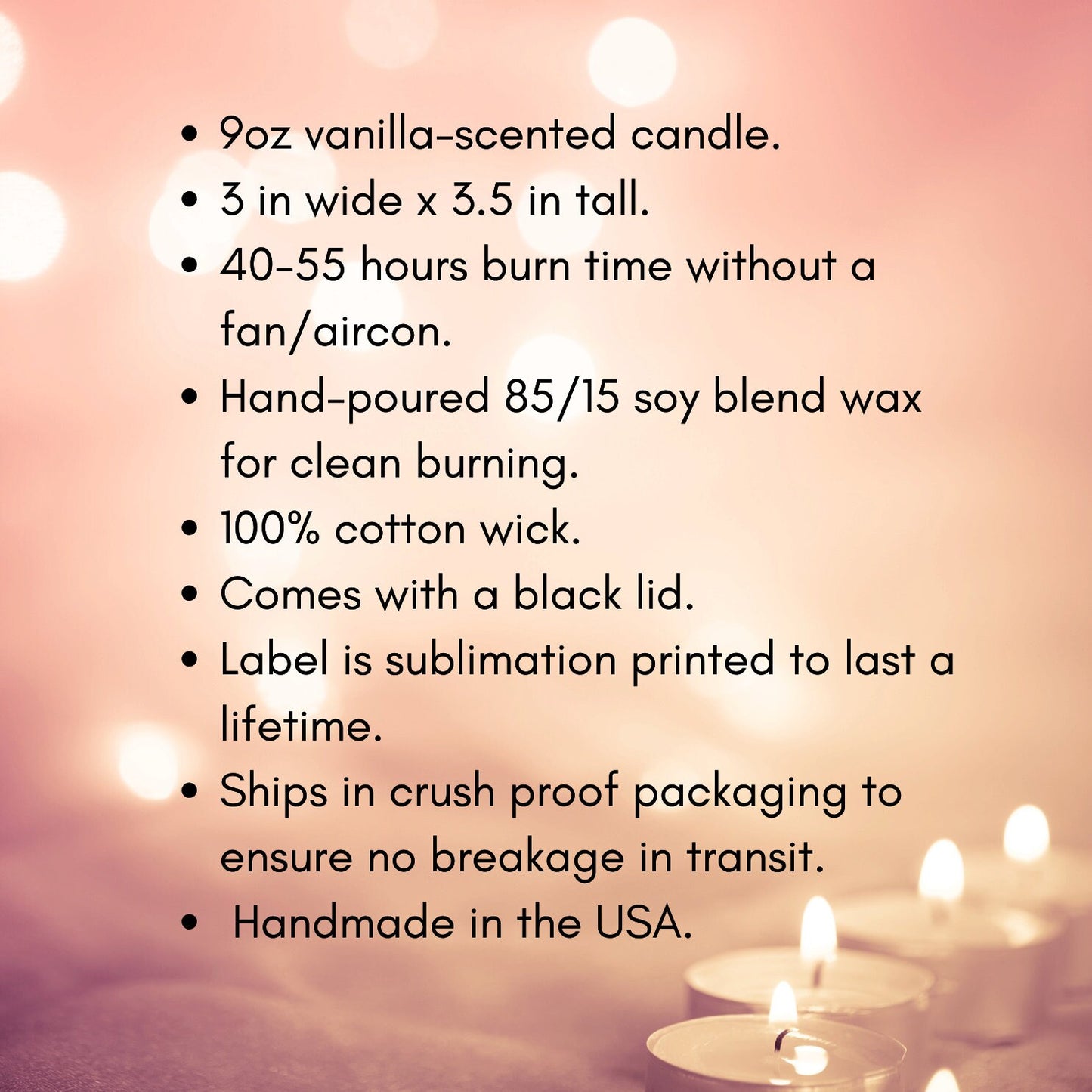 Nana Gift, Vanilla: Warm, soft, caring - just like you, Nana Candle, Gift for Nana, Grandmother Gift