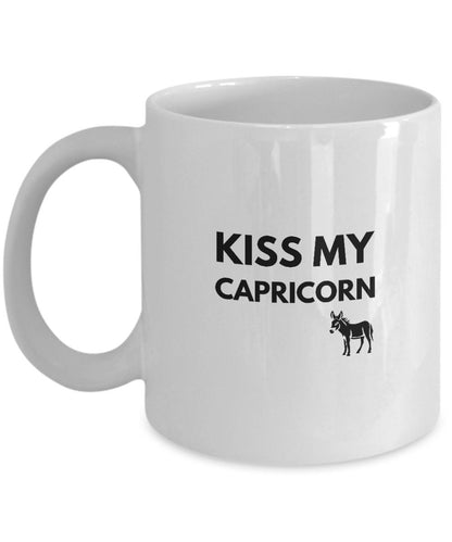 Capricorn Gift, Kiss My Capricorn Ass, Mug For Capricorn