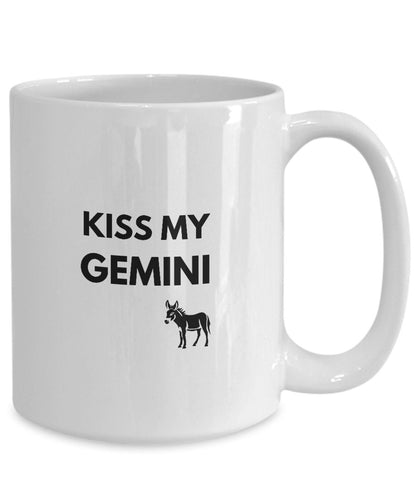 Gemini Gift, Kiss My Gemini Ass, Mug For Gemini