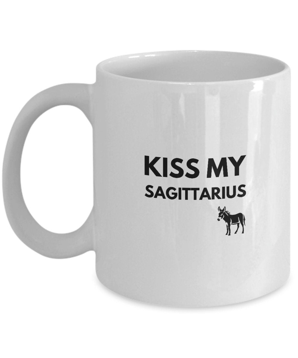 Sagittarius Gift, Kiss My Sagittarius Ass, Mug For Sagittarius