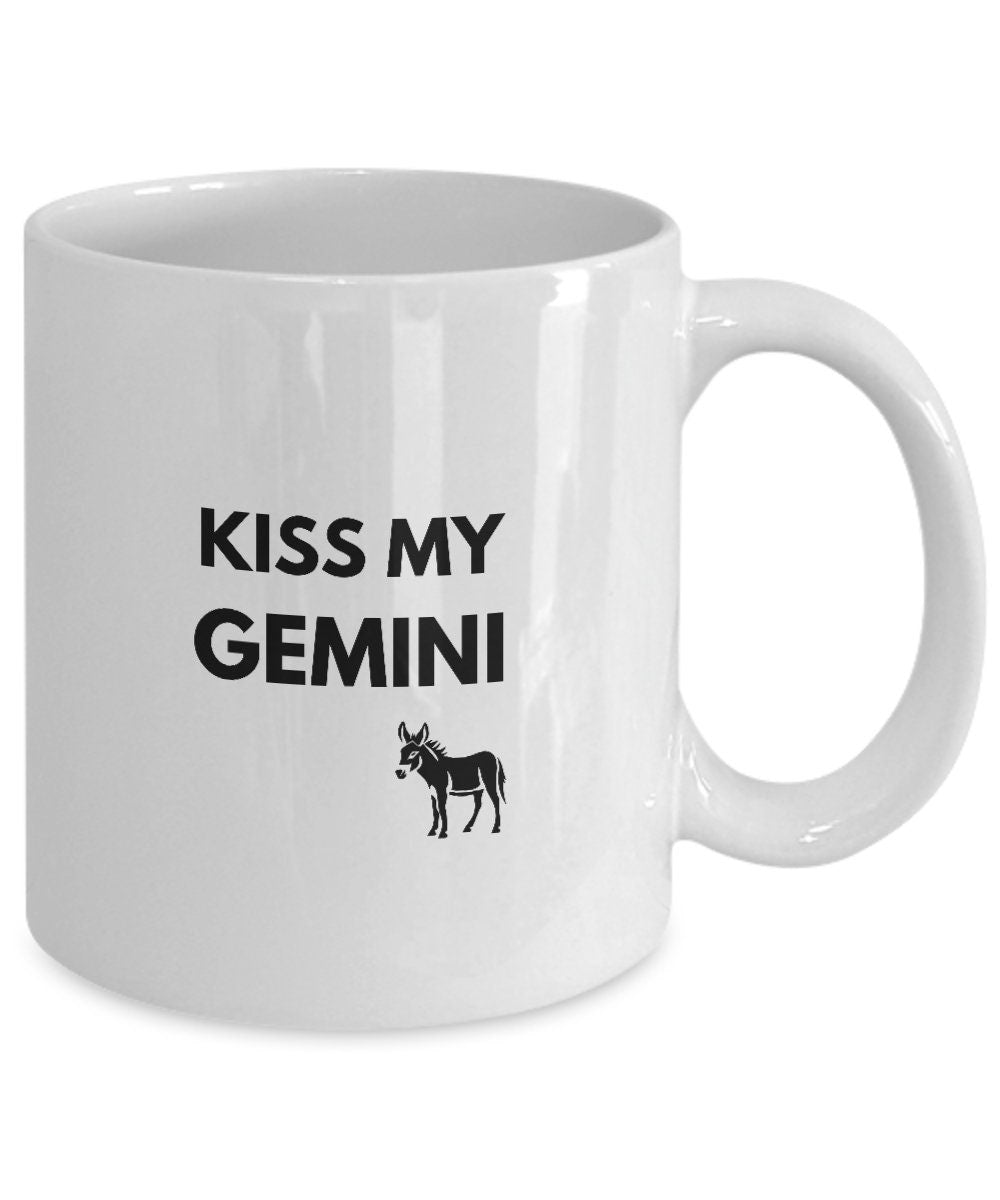 Gemini Gift, Kiss My Gemini Ass, Mug For Gemini