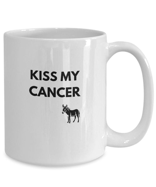 Cancer Gift, Cancer Star Sign Mug, Kiss My Cancer Ass, Mug For Cancer