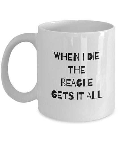 Beagle Mug, Beagle Mom Gift, Funny Beagle Stuff