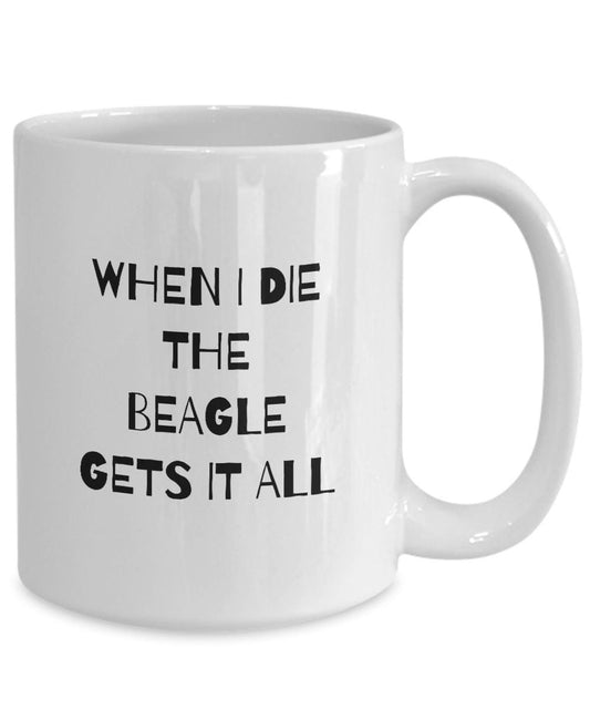 Beagle Mug, Beagle Mom Gift, Funny Beagle Stuff