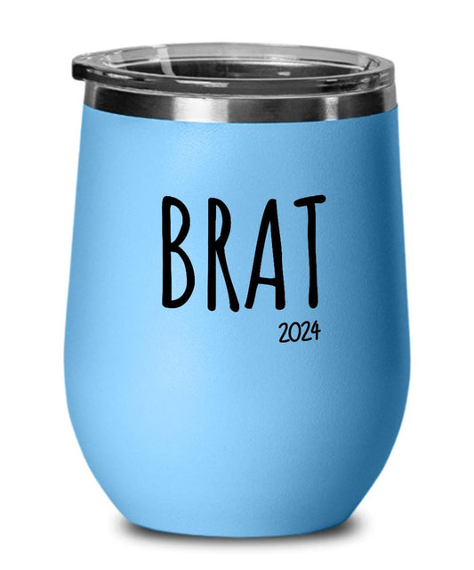 BRAT Wine Glass, Kamala, Election 2024, Kamala Cup, Kamala Harris