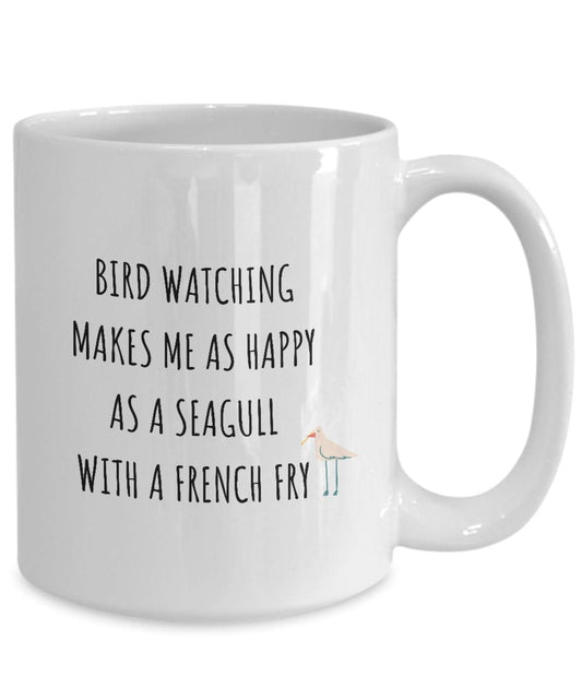 Bird Watching Mug, Gift for Bird Watcher, Funny Bird Gift