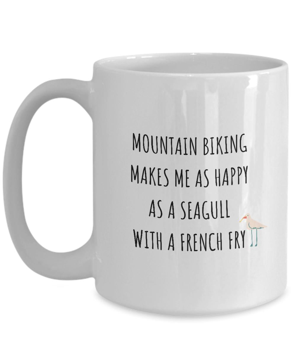 Gift for Mountain Biker, Mountain Biking Mug, Mountain Bike Gift