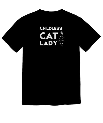 Childless Cat Lady Black Tshirt, Kamala Harris, Election 2024