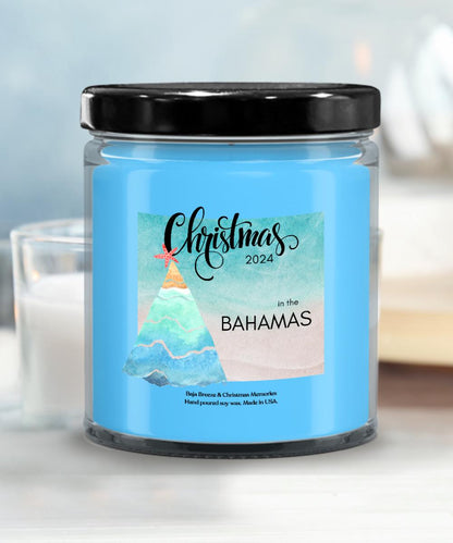 Christmas in the Bahamas 2024 Beach Scented Candle