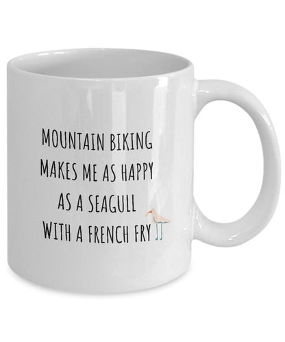 Gift for Mountain Biker, Mountain Biking Mug, Mountain Bike Gift