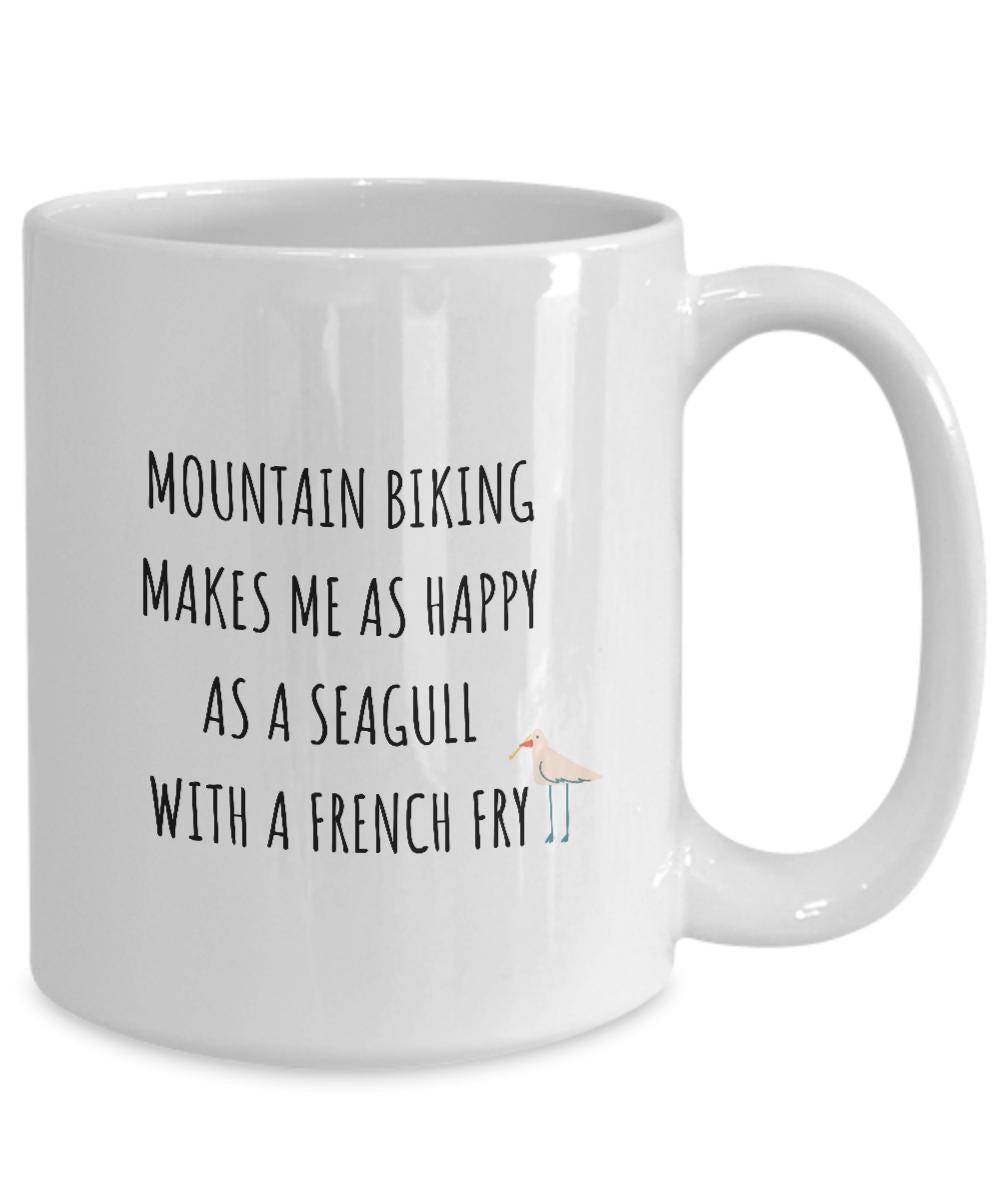 Gift for Mountain Biker, Mountain Biking Mug, Mountain Bike Gift