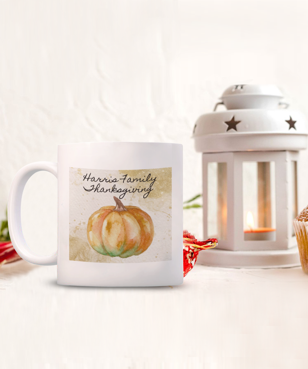 Personalized Thanksgiving Gift, Thanksgiving Coffee Mug, Thanksgiving Gift Ideas for Family