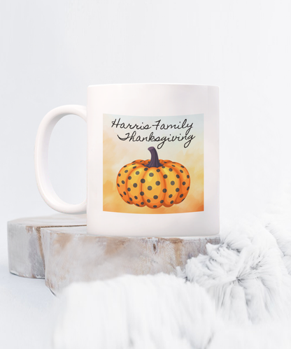 Personalized Thanksgiving Gift, Thanksgiving Mug