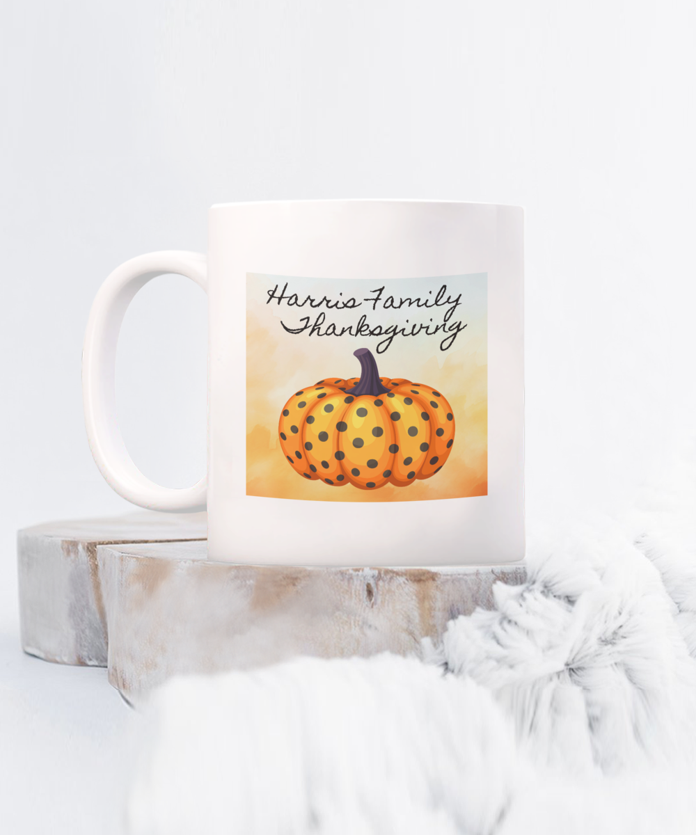 Personalized Thanksgiving Gift, Thanksgiving Mug