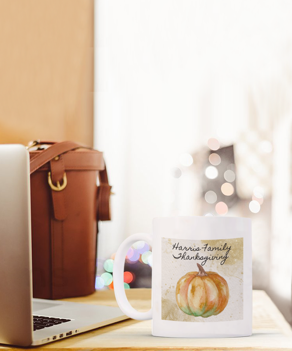 Personalized Thanksgiving Gift, Thanksgiving Coffee Mug, Thanksgiving Gift Ideas for Family