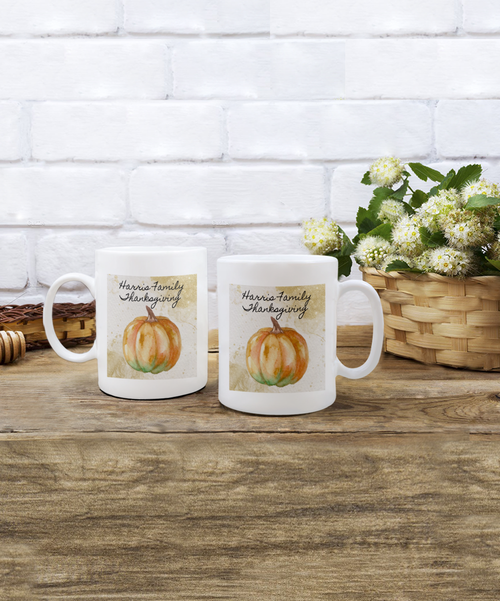 Personalized Thanksgiving Gift, Thanksgiving Coffee Mug, Thanksgiving Gift Ideas for Family